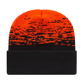 Cap America RKS12 Static Pattern Knit Cap with Cuff Unisex Accessories Hats & Caps