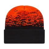 Cap America RKS12 Static Pattern Knit Cap with Cuff Unisex Accessories Hats & Caps