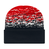 Cap America RKS12 Static Pattern Knit Cap with Cuff Unisex Accessories Hats & Caps