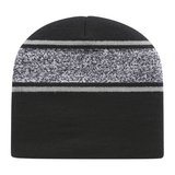 Cap America RKV9 Variegated Striped Beanie Unisex Accessories Hats & Caps