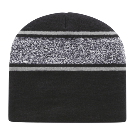 Cap America RKV9 Variegated Striped Beanie Unisex Accessories Hats & Caps