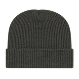 Cap America TK24R Ribbed Knit Cap with Cuff Unisex Accessories Hats & Caps