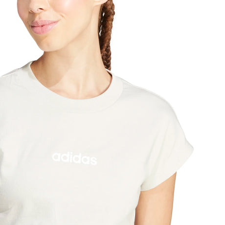 adidas Women's Essentials Linear Cotton T-Shirt-5