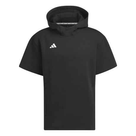 adidas Men's Dugout Short Sleeve Baseball Hoodie-1
