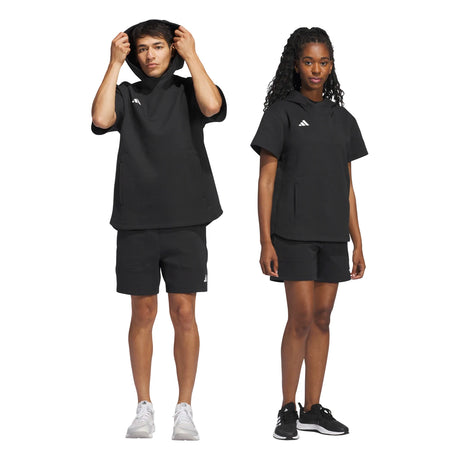 adidas Men's Dugout Short Sleeve Baseball Hoodie-11