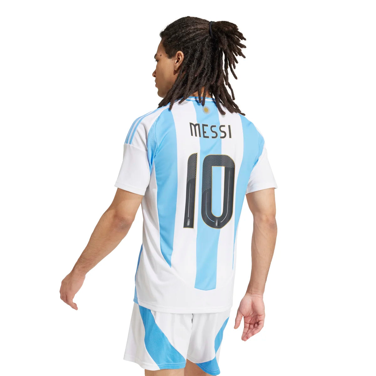 adidas Men's Argentina 24 Messi Home Jersey Soccer Uniforms & Apparel All