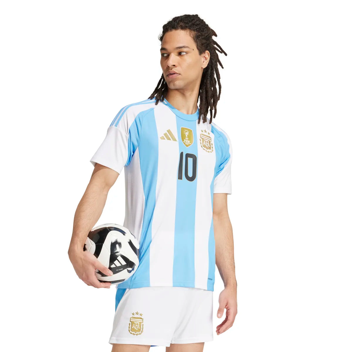 adidas Men's Argentina 24 Messi Home Jersey Soccer Uniforms & Apparel All