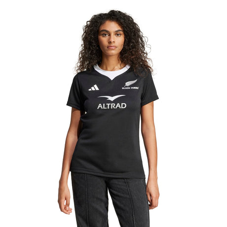 adidas Women's Black Ferns Short Sleeve Rugby Jersey Womens Apparel Shirts & Tops