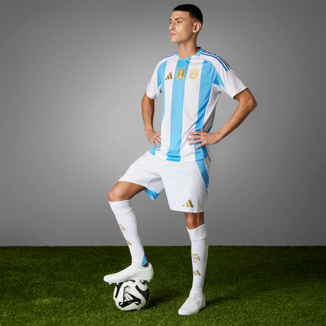 adidas Men's Argentina 2024 Authentic Home Jersey Soccer Uniforms & Apparel All