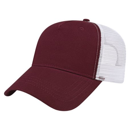 Cap America X-tra Value Five Panel Trucker Mesh Back Cap Unisex Accessories Hats & Caps