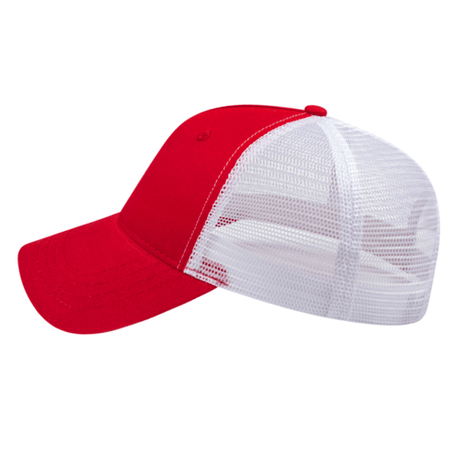Cap America X-tra Value Five Panel Trucker Mesh Back Cap Unisex Accessories Hats & Caps
