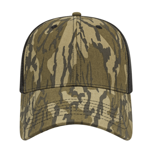 Cap America Camo Trucker Mesh Back Cap Unisex Accessories Hats & Caps