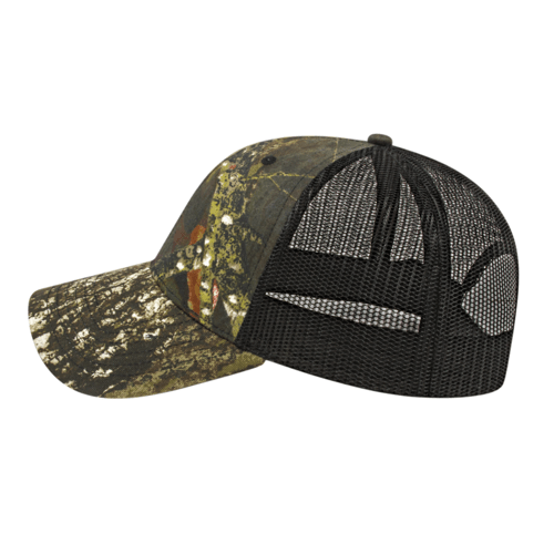 Cap America Camo Trucker Mesh Back Cap Unisex Accessories Hats & Caps