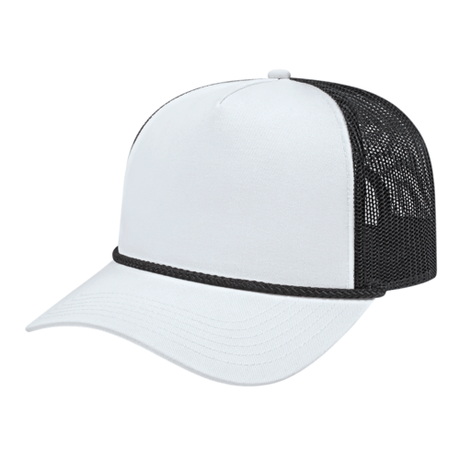 Cap America Value Rope Trucker Mesh Back Cap Unisex Accessories Hats & Caps