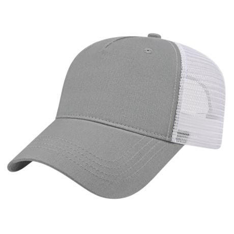 Cap America X-tra Value Five Panel Trucker Mesh Back Cap Unisex Accessories Hats & Caps
