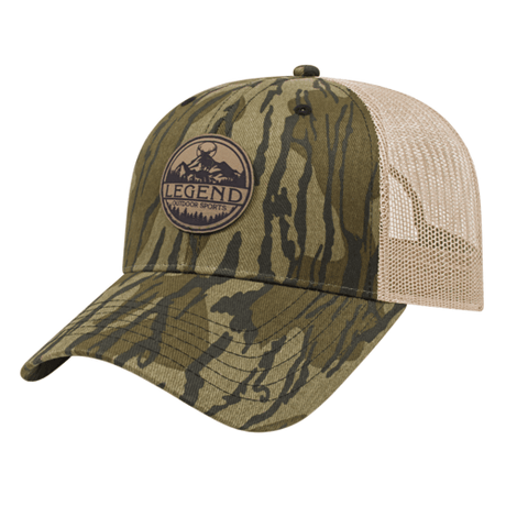 Cap America Camo Trucker Mesh Back Cap Unisex Accessories Hats & Caps