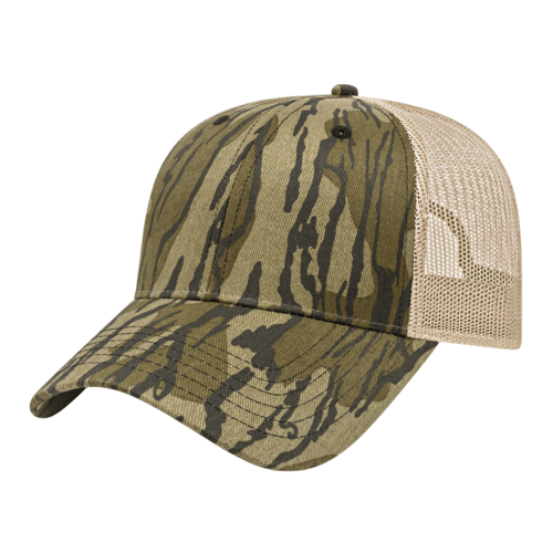 Cap America Camo Trucker Mesh Back Cap Unisex Accessories Hats & Caps