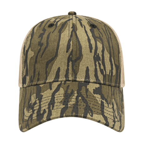 Cap America Camo Trucker Mesh Back Cap Unisex Accessories Hats & Caps