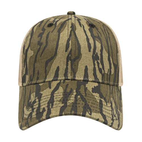 Cap America Camo Trucker Mesh Back Cap Unisex Accessories Hats & Caps