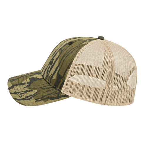 Cap America Camo Trucker Mesh Back Cap Unisex Accessories Hats & Caps