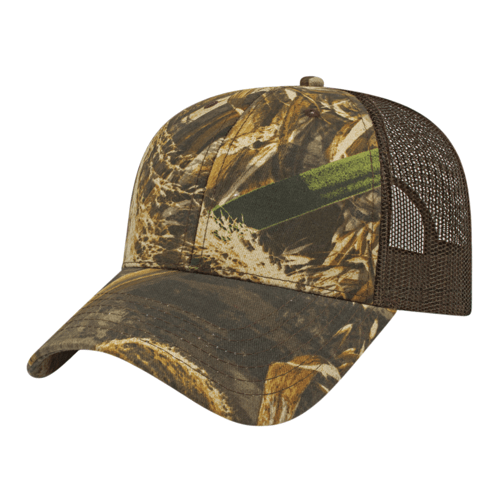 Cap America Camo Trucker Mesh Back Cap Unisex Accessories Hats & Caps