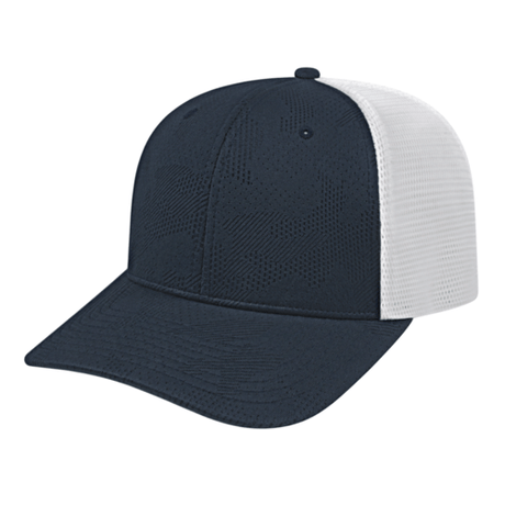 Cap America Flexfit 110 Jacquard Trucker Mesh Back Cap Unisex Accessories Hats & Caps