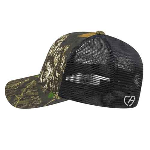 Cap America Flexfit 110 Premium Camo Trucker Mesh Back Cap Unisex Accessories Hats & Caps