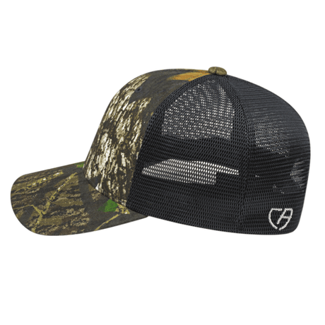 Cap America Flexfit 110 Premium Camo Trucker Mesh Back Cap Unisex Accessories Hats & Caps