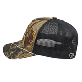 Cap America Flexfit 110 Premium Camo Trucker Mesh Back Cap Unisex Accessories Hats & Caps