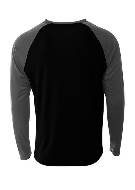 A4 Men's Long Sleeve Strike Raglan Tee Mens Apparel