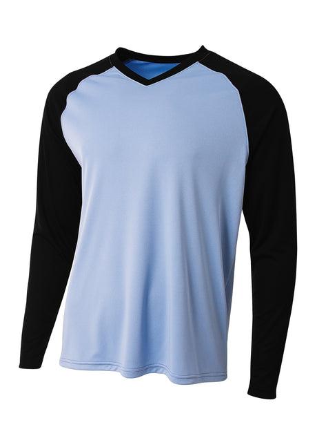 A4 Men's Long Sleeve Strike Raglan Tee Mens Apparel