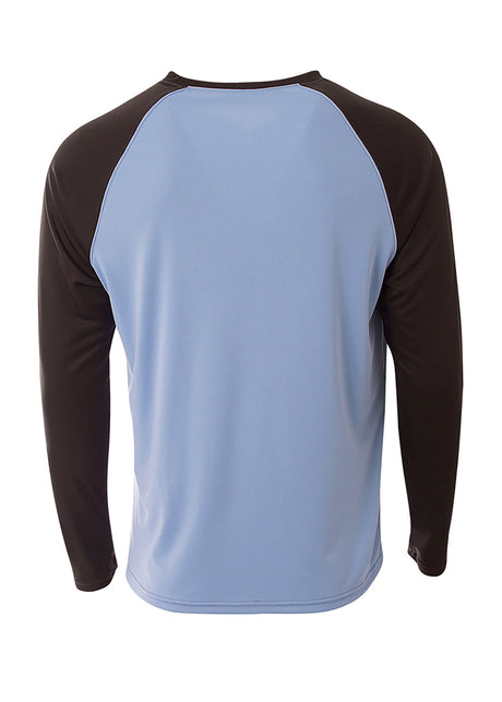 A4 Men's Long Sleeve Strike Raglan Tee Mens Apparel