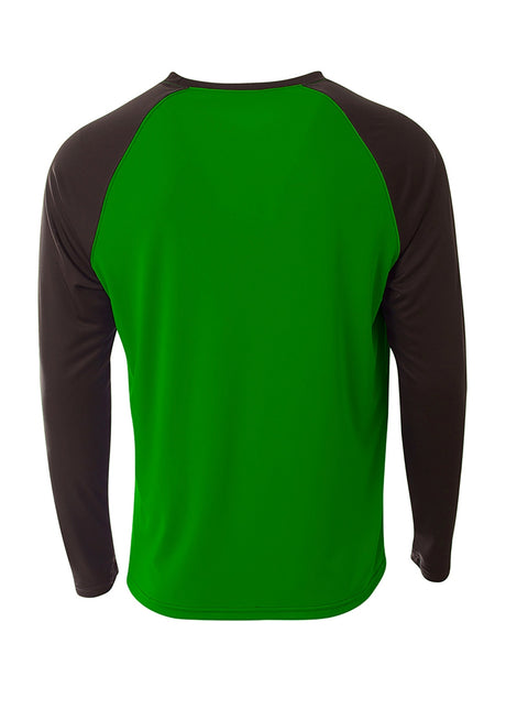 A4 Men's Long Sleeve Strike Raglan Tee Mens Apparel