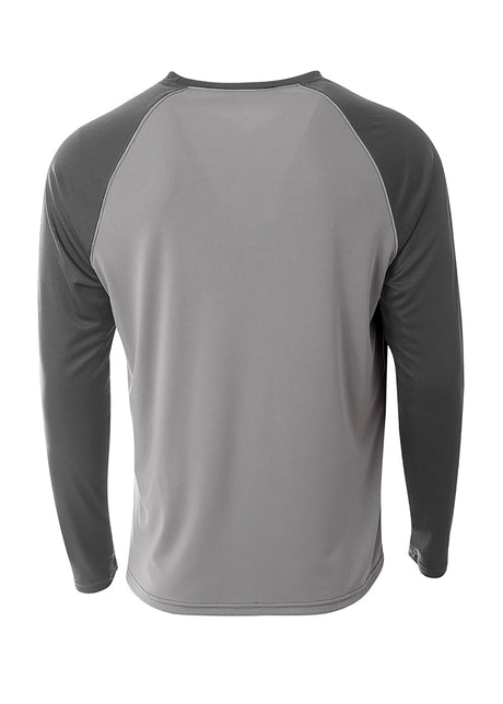 A4 Men's Long Sleeve Strike Raglan Tee Mens Apparel