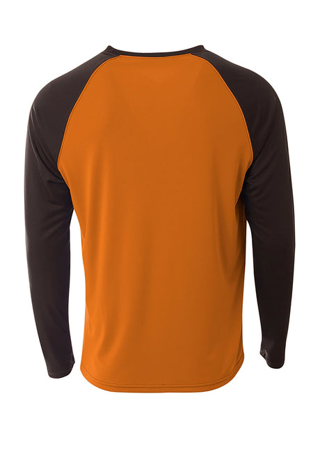 A4 Men's Long Sleeve Strike Raglan Tee Mens Apparel