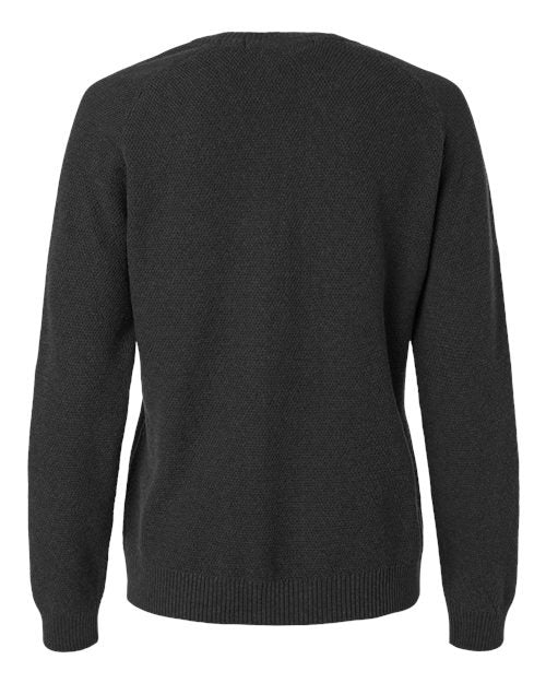 Devon & Jones Women's Hartland Textured Full Zip Sweater-2