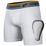 Champro Men's Compression Boxer Short With C-Flex Cup-1
