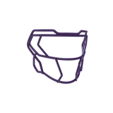 Vicis SO-212E-3 Premium Carbon Steel Facemask Football Facemasks Adult