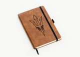 Rico Industries NCAA Arizona State Sun Devils - ASU Brown - Primary Laser Engraved Small Notepad-2