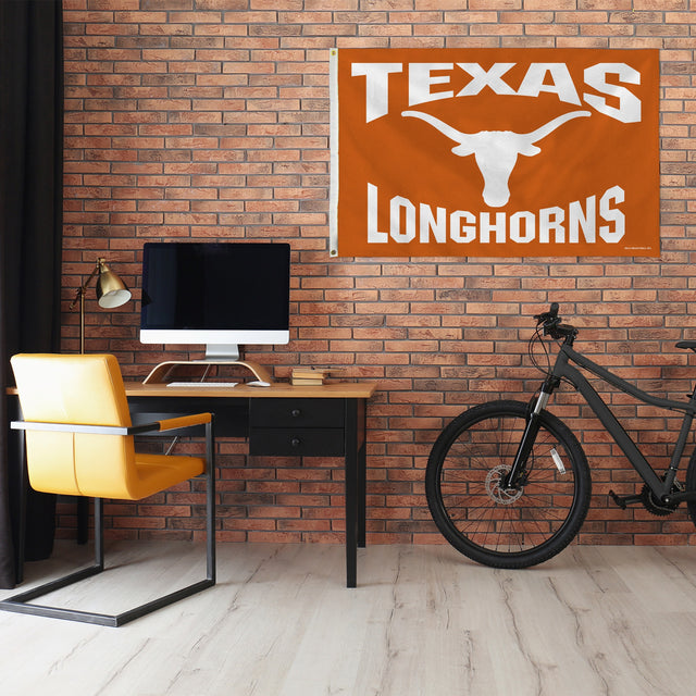 Rico Industries NCAA Texas Longhorns Standard 3' x 5' Banner Flag-1
