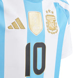 adidas Youth Argentina 24 Messi Home Jersey-3