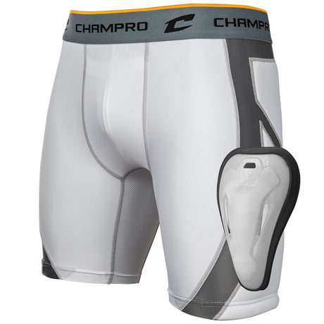 Champro Youth Wind-Up Compression Sliding Shorts with Cup-1