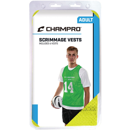 Champro Scrimmage Micro Mesh Soccer Pinnie 6 Pack