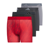 adidas Youth Microfiber Graphic 4-Pack Boxer Brief