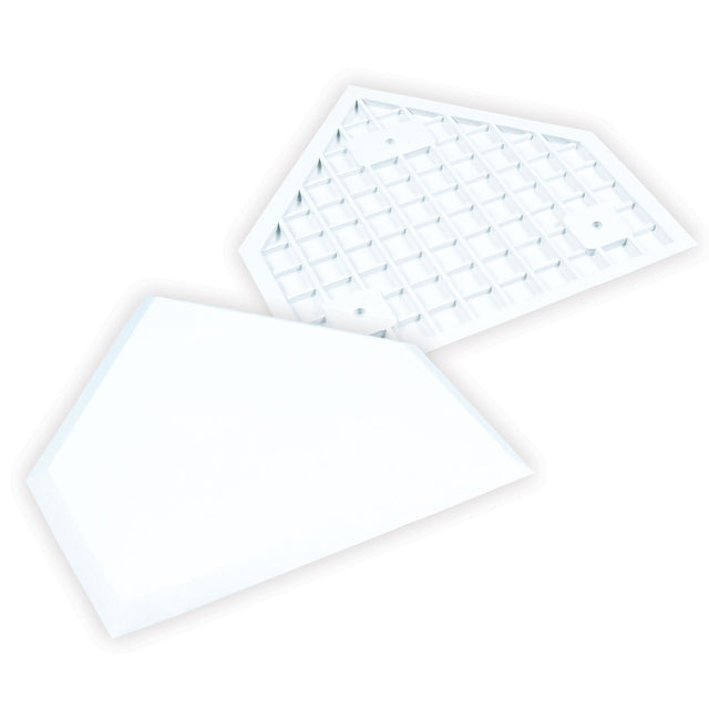 Champro White Home Plate without Spikes