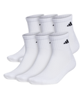 adidas Men's Athletic Cushioned Quarter Socks (3-Pairs)-1