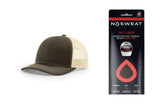 Richardson 112 Trucker Hat with NoSweat Hat Liner Combo