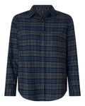 Devon & Jones Women's Concord Yarn-Dye Flannel Shirt-1