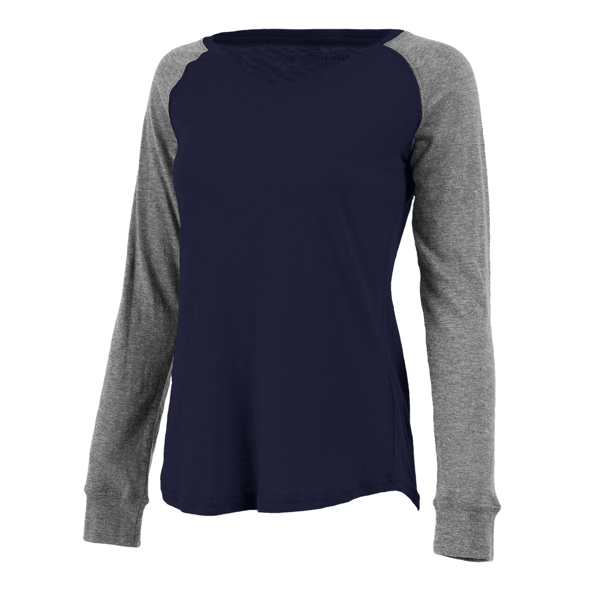 Boxercraft Women's Preppy Patch Slub Long Sleeve T-Shirt Womens Apparel Shirts & Tops