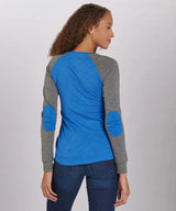 Boxercraft Women's Preppy Patch Slub Long Sleeve T-Shirt Womens Apparel Shirts & Tops